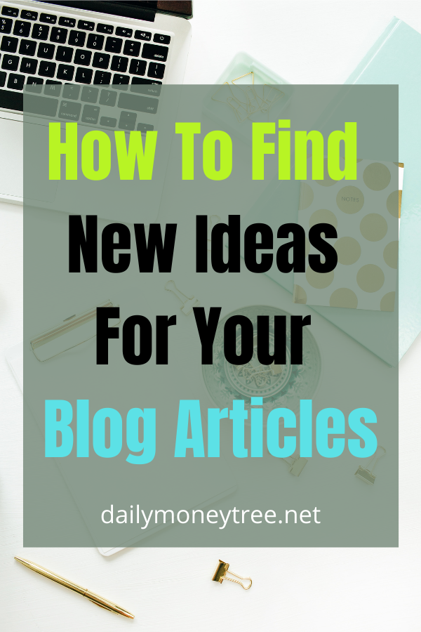 Ideas For Your Blog Articles