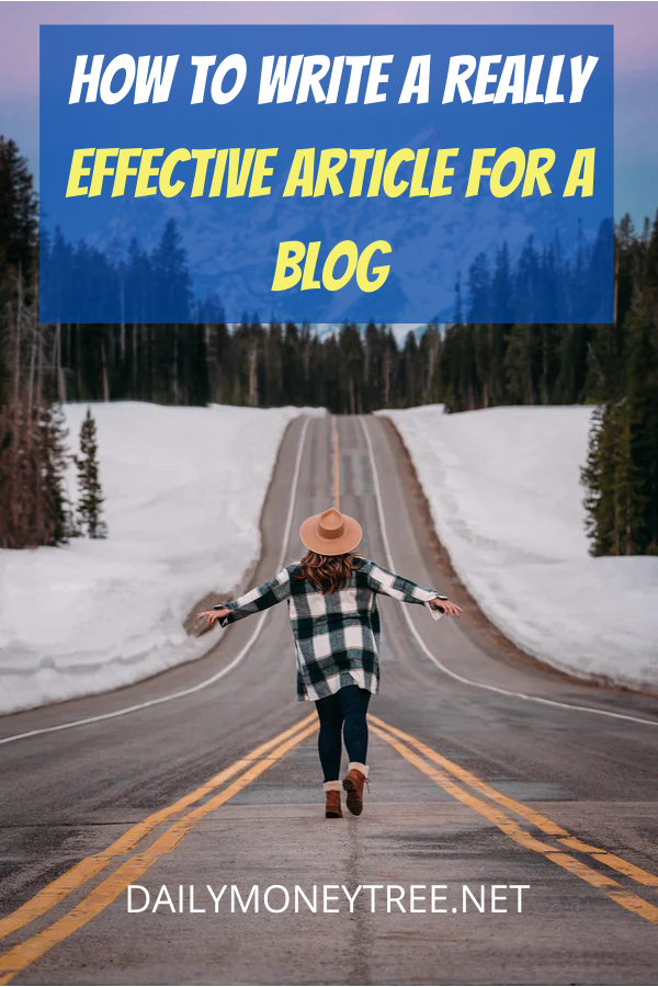 How To Write A Really Effective Article